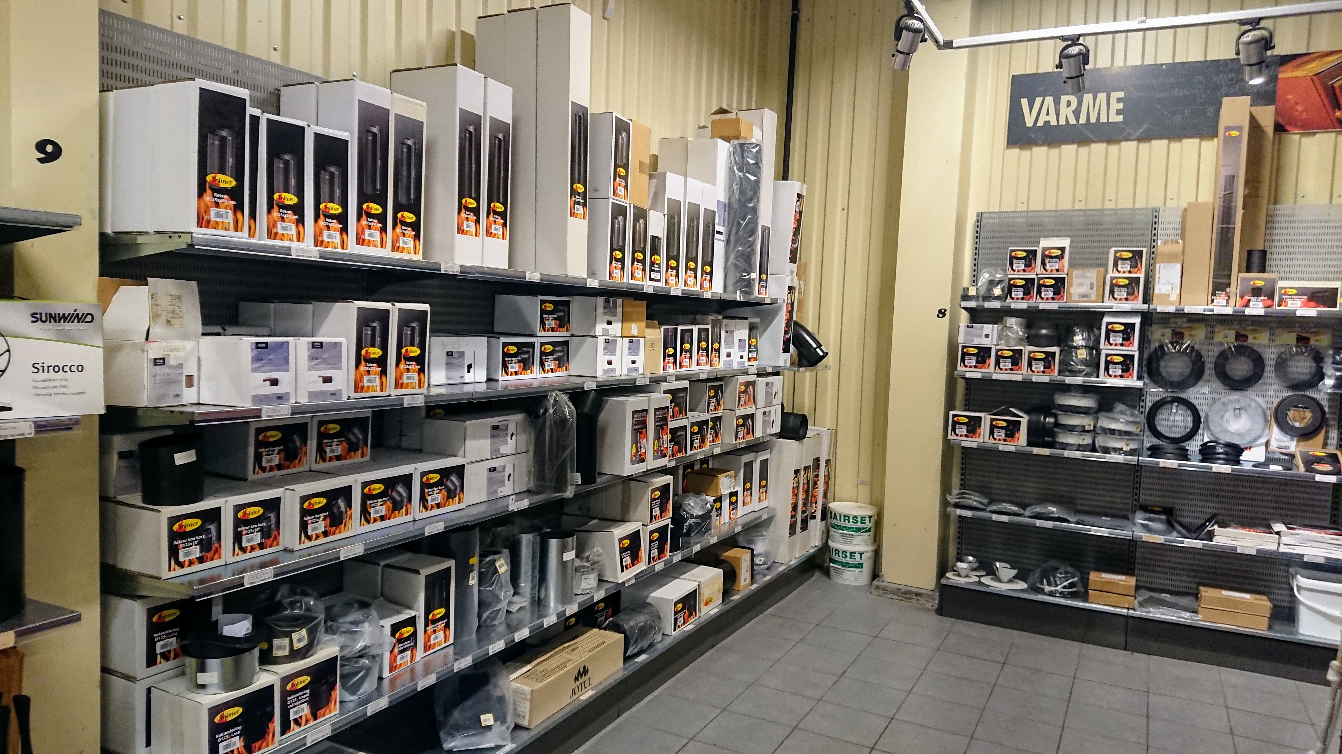 Pelletsovn på utstilling